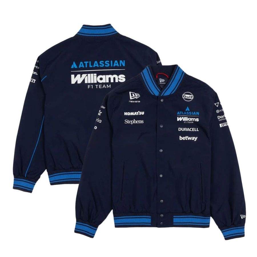 2026 アトラシアン ウィリアムズ レーシング チーム バーシティ ジャケット ネイビー
