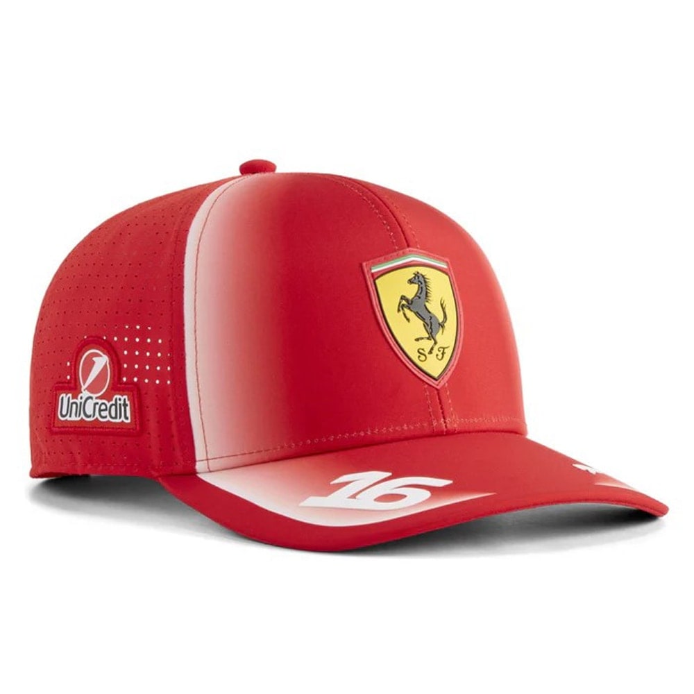 キッズ用 2026 スクーデリア フェラーリ HP チーム シャルル ルクレール LC キャップ レッド