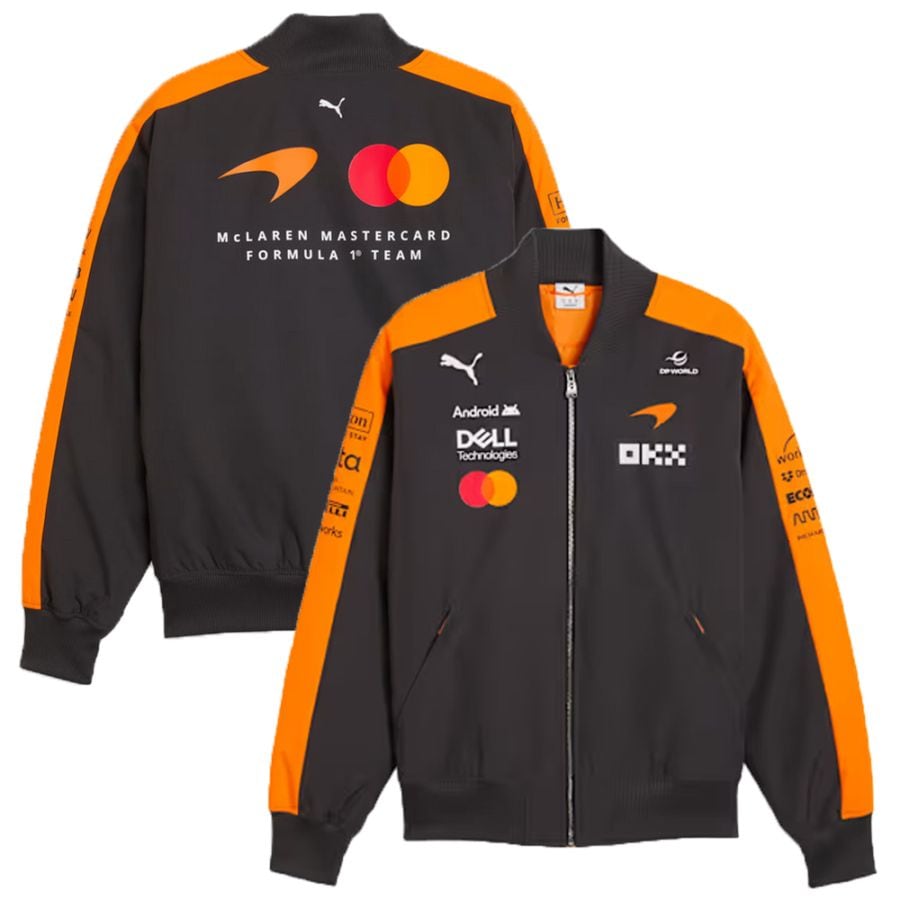 2026 マクラーレン F1 チーム ボンバー ジャケット グレー