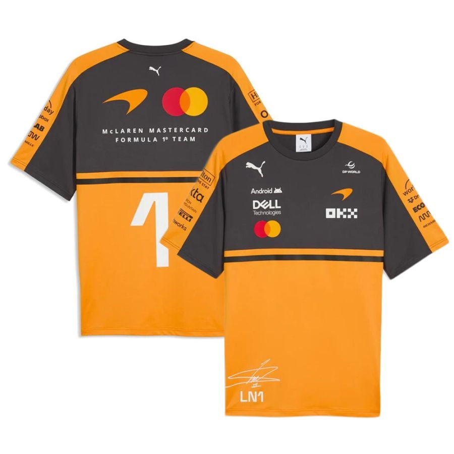 2026 マクラーレン F1 チーム ランド ノリス Tシャツ オレンジ