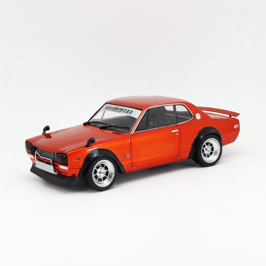 ソリド 1/18 NISSAN スカイライン C10 ハコスカ ソリドワークス 1970年式 メタリック オレンジ