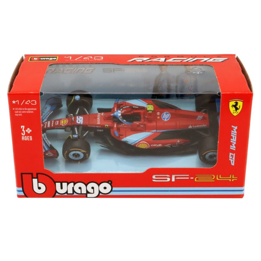 ブラゴ 1/43 2024年 スクーデリア フェラーリ SF-24 カルロス サインツ マイアミGP仕様