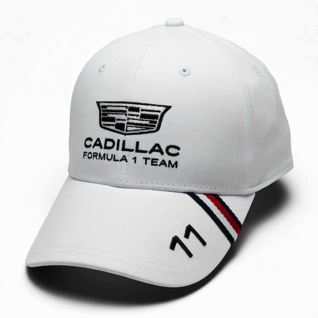 2026 キャデラック F1 チーム セルジオ ペレス ドライバー ベースボール キャップ ホワイト