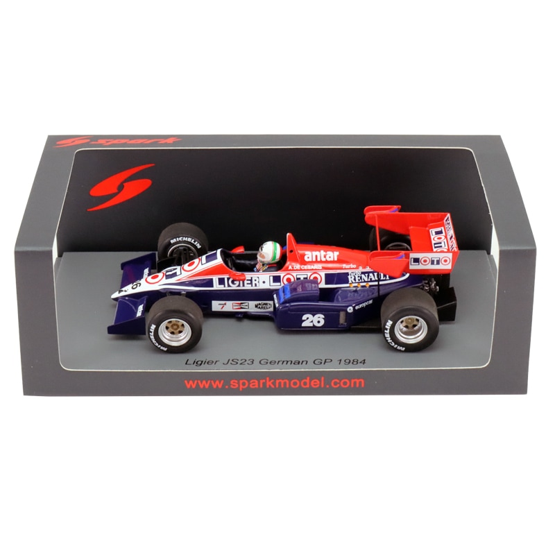 スパーク 1/43 リジェ JS23 1984年 ドイツGP アンドレア デ チェザリス