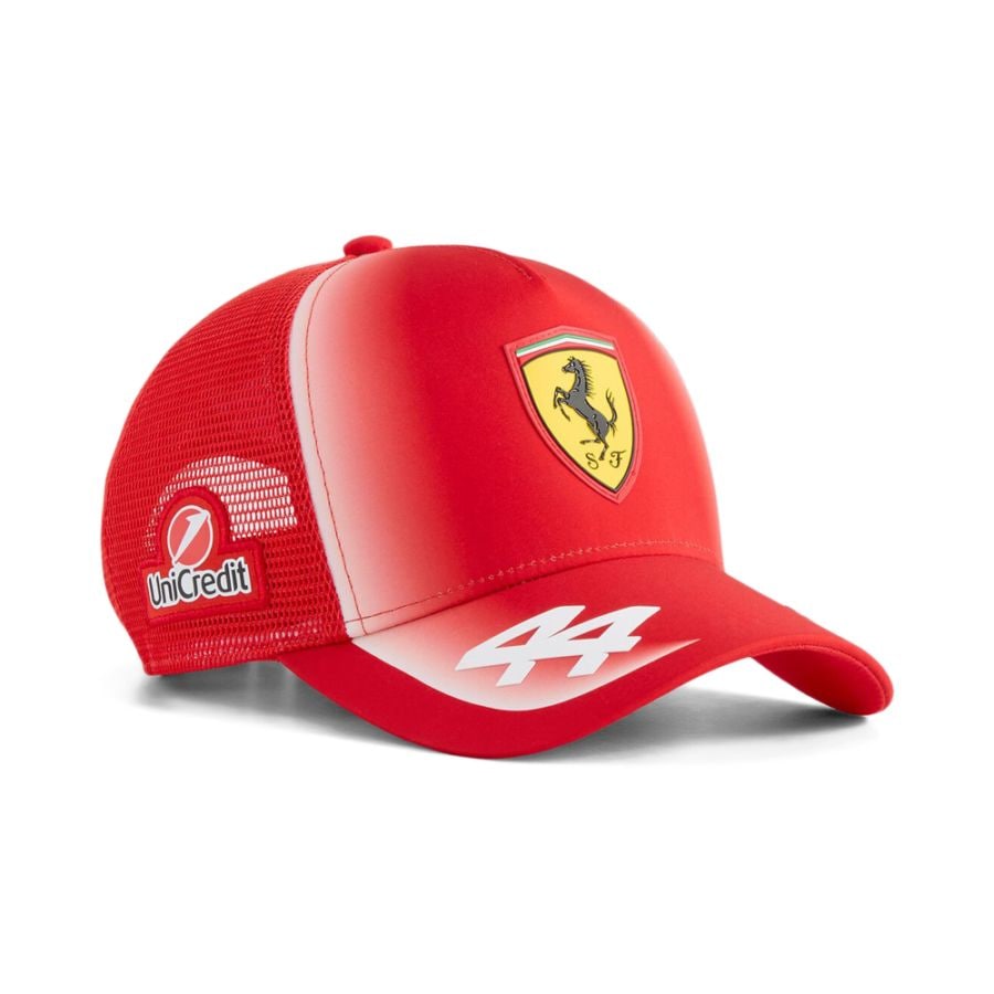 キッズ用 2026 スクーデリア フェラーリ HP チーム ルイス ハミルトン トラッカー キャップ レッド