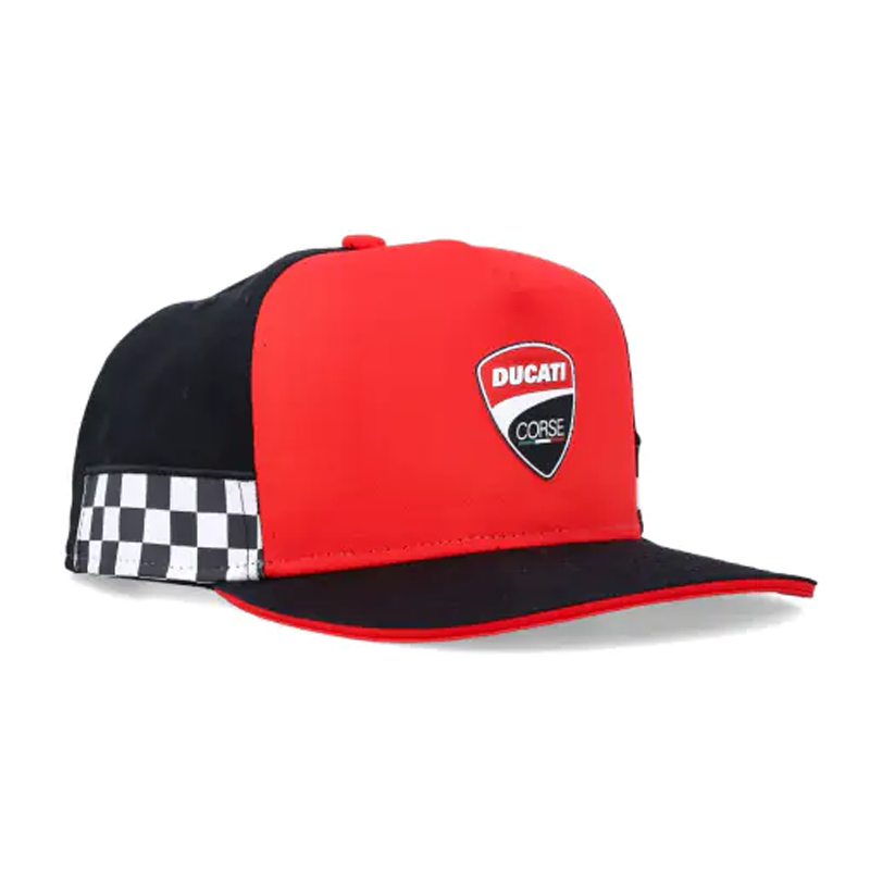 2026 ドゥカティ DUCATI レーシング チェッカー フラット キャップ