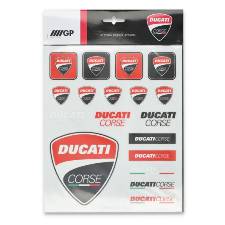 2026 ドゥカティ DUCATI チームロゴ ステッカー 13枚セット