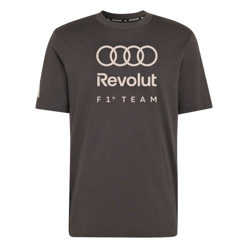 2026 アウディ レボリュート F1 チーム DNA グラフィック Tシャツ ブラック