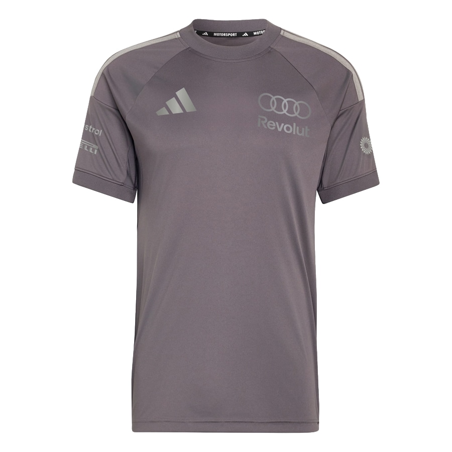 2026 アウディ レボリュート F1 チーム ドライバー ジャージー Tシャツ グレー
