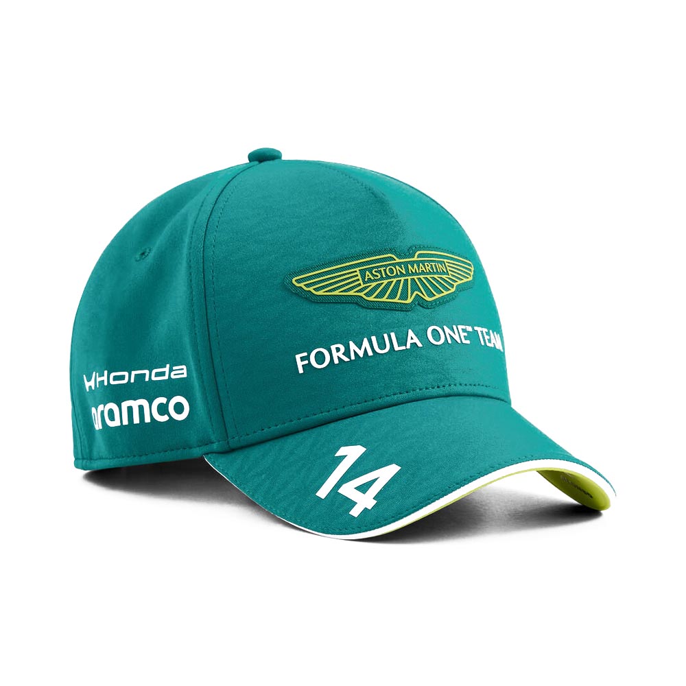 キッズ用 2026 アストンマーティン アラムコ F1 チーム フェルナンド アロンソ ベースボール キャップ グリーン