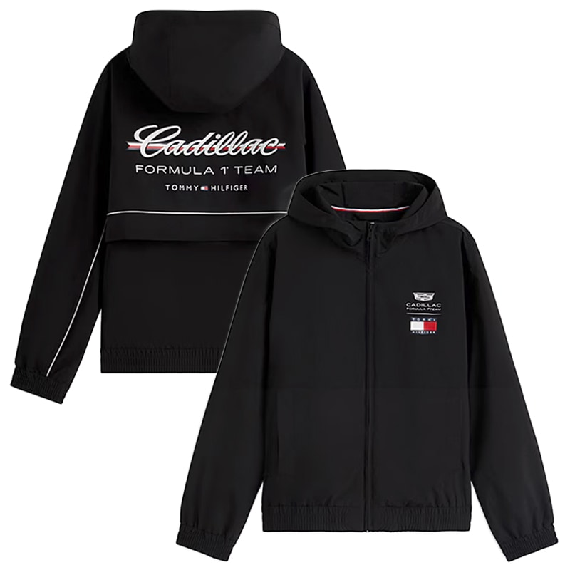 2026 キャデラック F1 チーム × トミーヒルフィガー ウィンドブレーカー ブラック