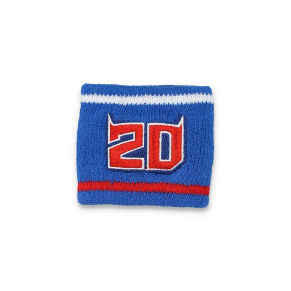 【予約商品 4月下旬頃入荷予定 単体でご注文下さい】2026 ファビオ クアルタラロ #20 リストバンド ブルー