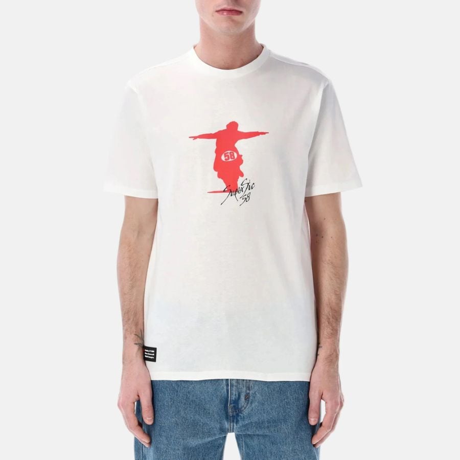 【予約商品 4月下旬頃入荷予定 単体でご注文下さい】2026 マルコ シモンチェリ SuperSic 58 シルエット Tシャツ ホワイト