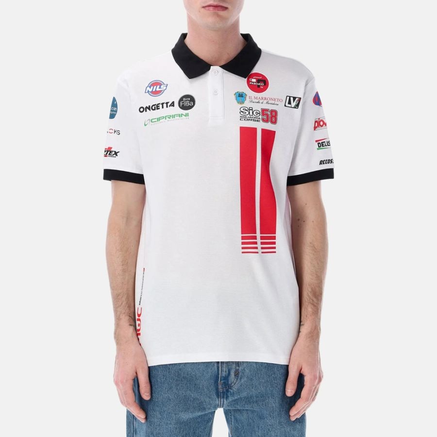 【予約商品 4月下旬頃入荷予定 単体でご注文下さい】2026 Sic58 スクアドラ コルセ チーム ポロシャツ