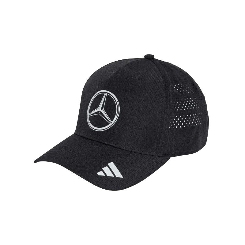 メルセデス AMG ペトロナス F1チーム リフレクティブロゴ メカニック トラッカー ベースボール キャップ ブラック