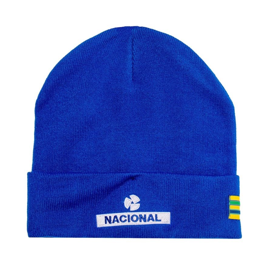 アイルトン セナ NACIONAL ビーニー ブルー