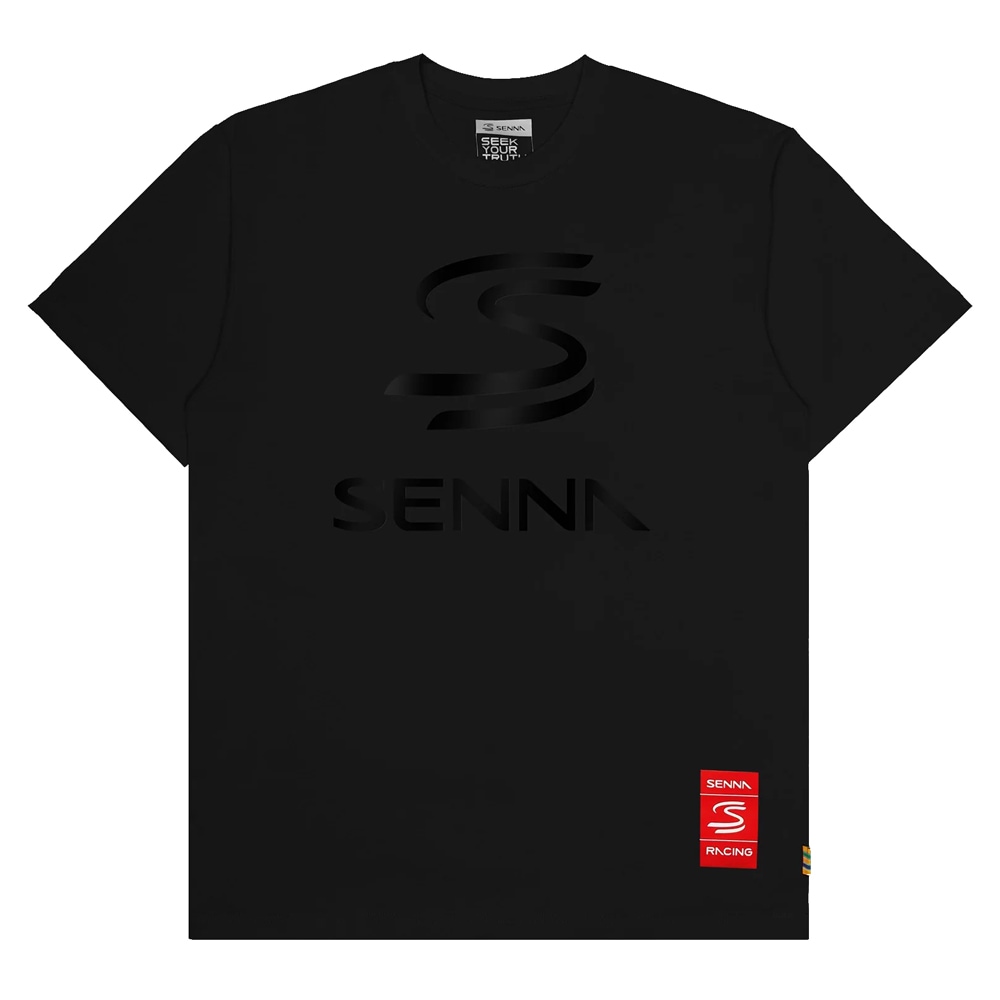 アイルトン セナ リラックス フィット ダブルS ステルス ロゴ Tシャツ ブラック