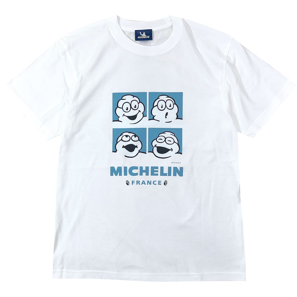 ミシュラン MICHELIN オフィシャル フェイス Tシャツ ホワイト
