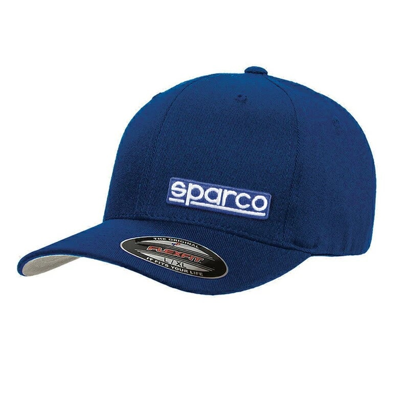 スパルコ SPARCO フレックスフィット ベースボール キャップ ブルー