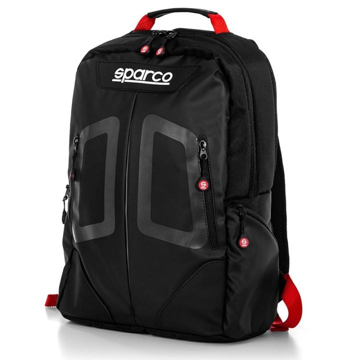 スパルコ SPARCO STAGE バックパック ブラック×レッド
