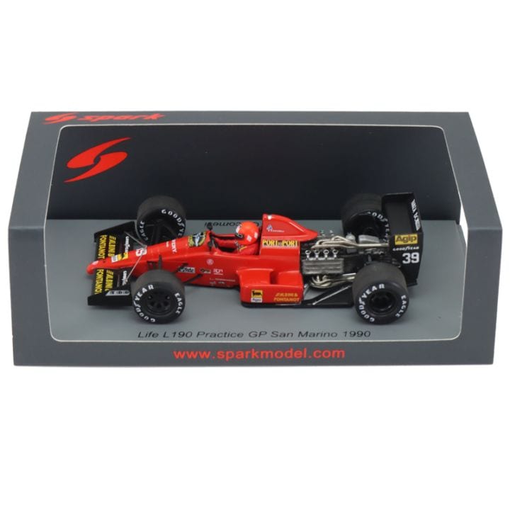 スパーク 1/43 ライフ L190 1990年 サンマリノGP プラクティス ブルーノ・ジャコメリ