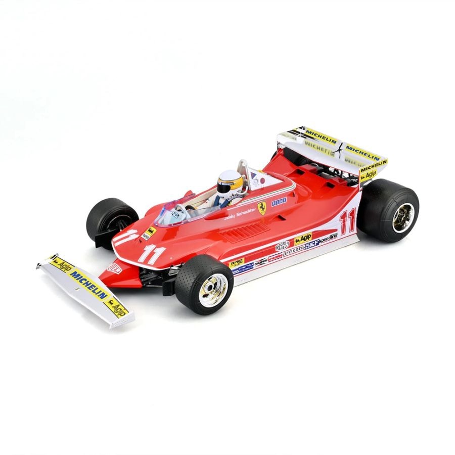 【予約商品 5月下旬頃 入荷予定 単体でご注文下さい】ブラゴ 1/18 フェラーリ 312T4 #11 ジョディー シェクター 1979年 モナコGP F1 ワールドチャンピオン
