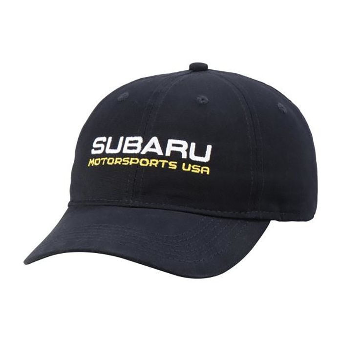【予約商品 5月下旬頃入荷予定 単体でご注文下さい】スバル SUBARU スバルモータースポーツUSA ベースボール キャップ ブラック