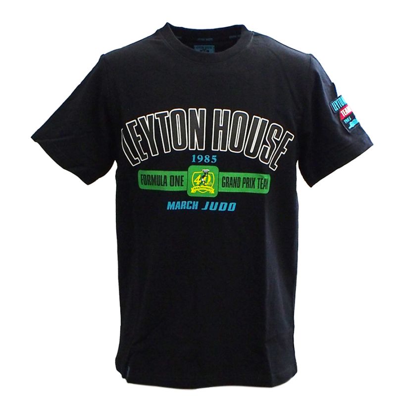レイトンハウス レーシング ファウンディング 40周年記念 チームロゴ Tシャツ ブラック