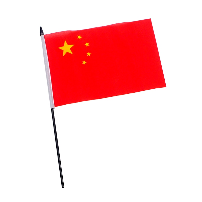 応援用 ハンディーフラッグ 中国 国旗 15cm×22.5cm