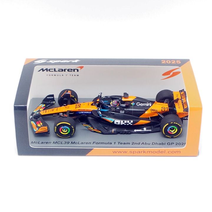 スパーク 1/43 マクラーレン F1 チーム MCL39 2025年 アブダビGP 2位 オスカー ピアストリ