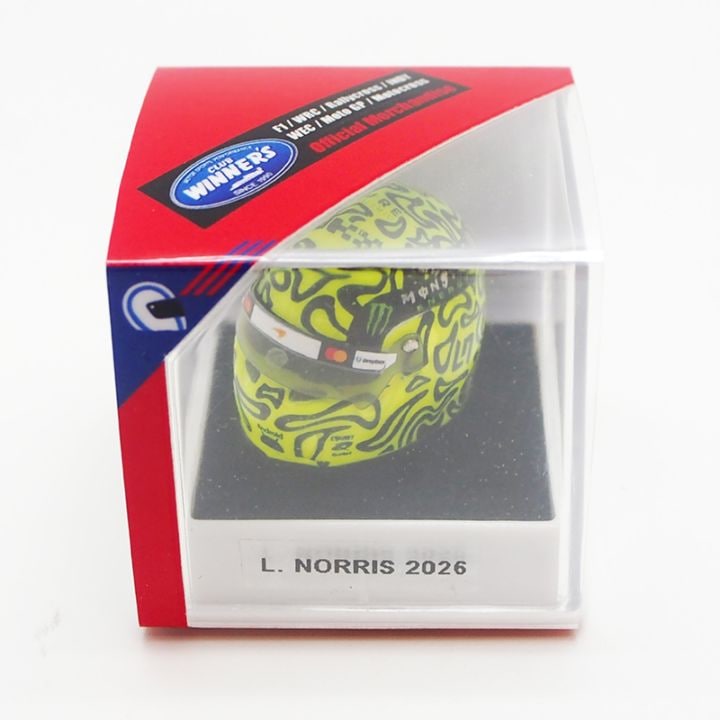 JF Creations 1/12 スケール ヘルメット ランド ノリス マクラーレン マスターカード F1 チーム 2026年