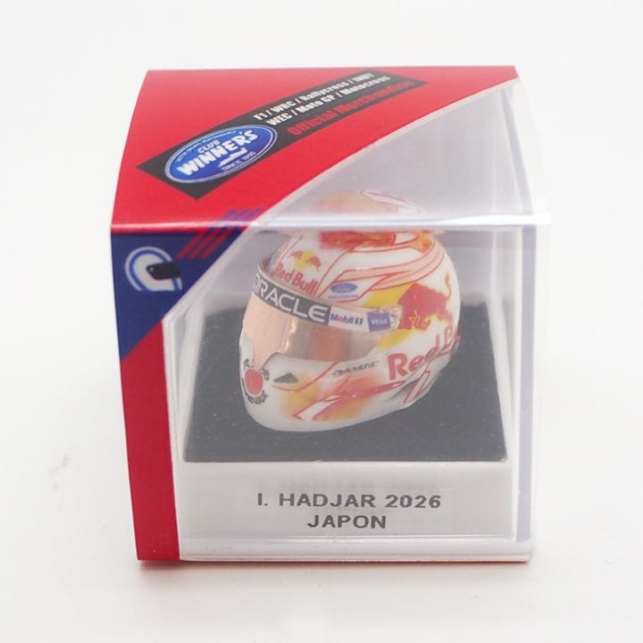 JF Creations 1/12 スケール ヘルメット アイザック ハジャー オラクル レッドブル レーシング 2026年 日本GP仕様