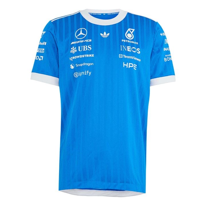 海外流通モデル 2026 メルセデス AMG ペトロナス F1 チーム ブルーワンダー オーセンティック Tシャツ