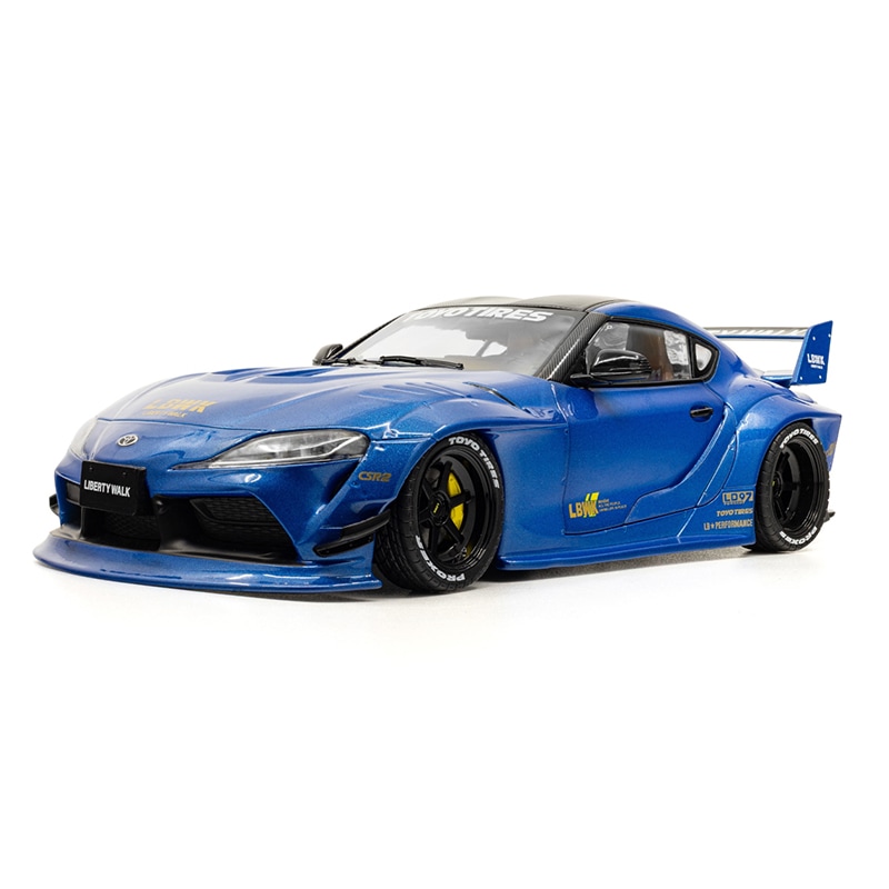ソリド 1/18 トヨタ GRスープラ リバティ ウォーク ボディ キット 2025年 メタリックブルー