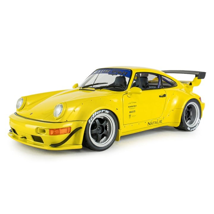 ソリド 1/18 ポルシェ 911 リバティ ウォーク ボディ キット 2023年 イエロー
