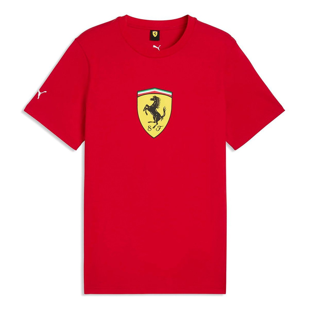 PUMA スクーデリア フェラーリ シールド Tシャツ レッド
