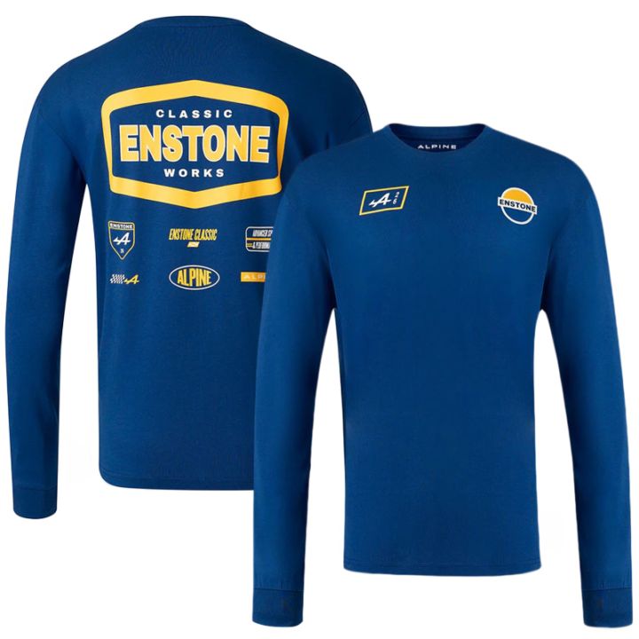 2026 BWT アルピーヌ F1 チーム クラシック ロングスリーブ Tシャツ ブルー