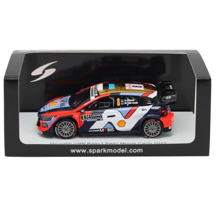 スパーク 1/43 ヒョンデ i20N ラリー1 2025 ラリー モンテカルロ #8 オィット タナック / マルティン ヤルベオヤ