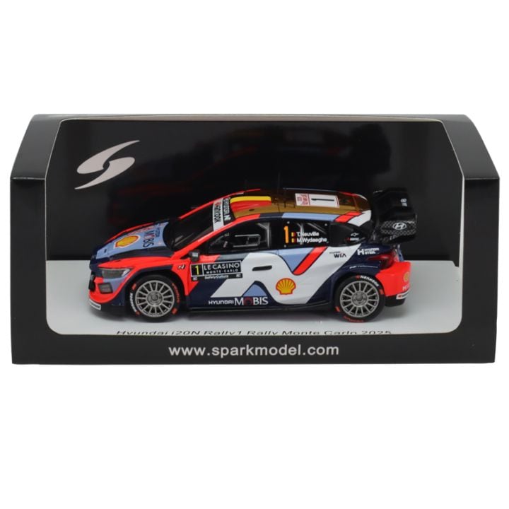 スパーク 1/43 ヒョンデ i20N ラリー1 2025 ラリー モンテカルロ #1 ティエリー ヌービル / マルティン ウィダグ