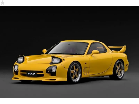 イグニッションモデル 1/18 マツダ MAZDA RX-7 Mazda Speed A-spec (FD3S) イエロー