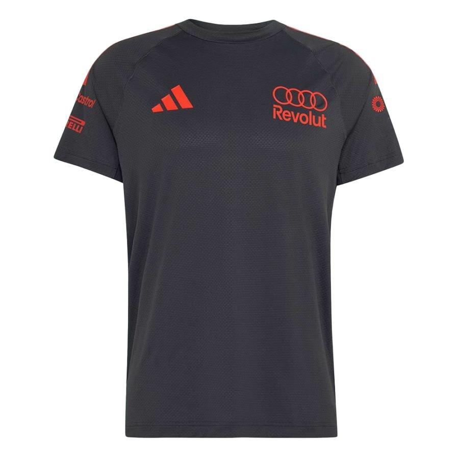 2026 アウディ レボリュート F1 チーム メカニクス ジャージー Tシャツ ブラック