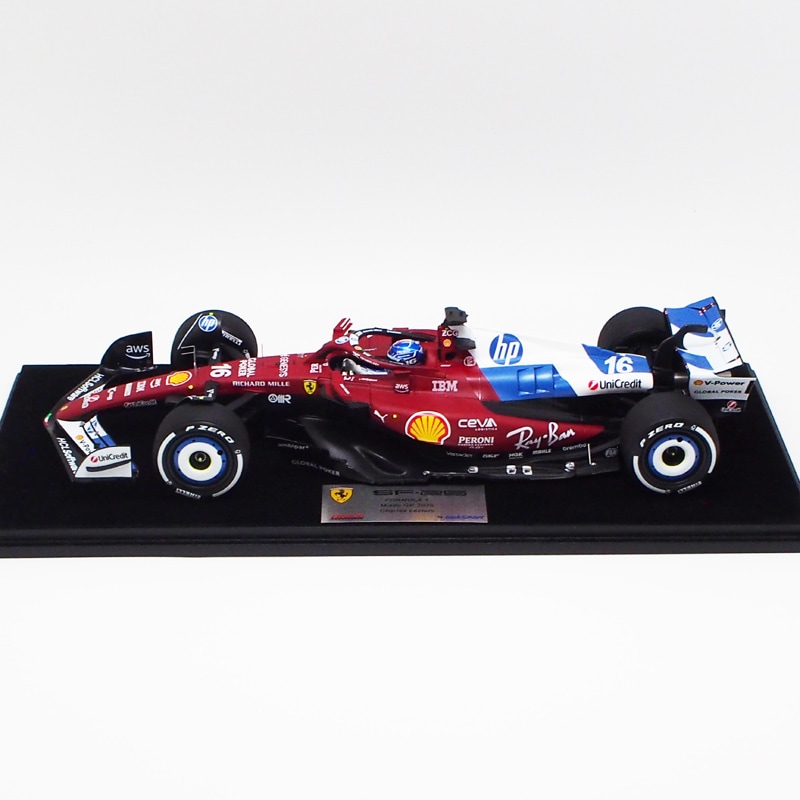 ルックスマート 1/18 スクーデリア フェラーリ SF-25 2025年 マイアミGP シャルル ルクレール