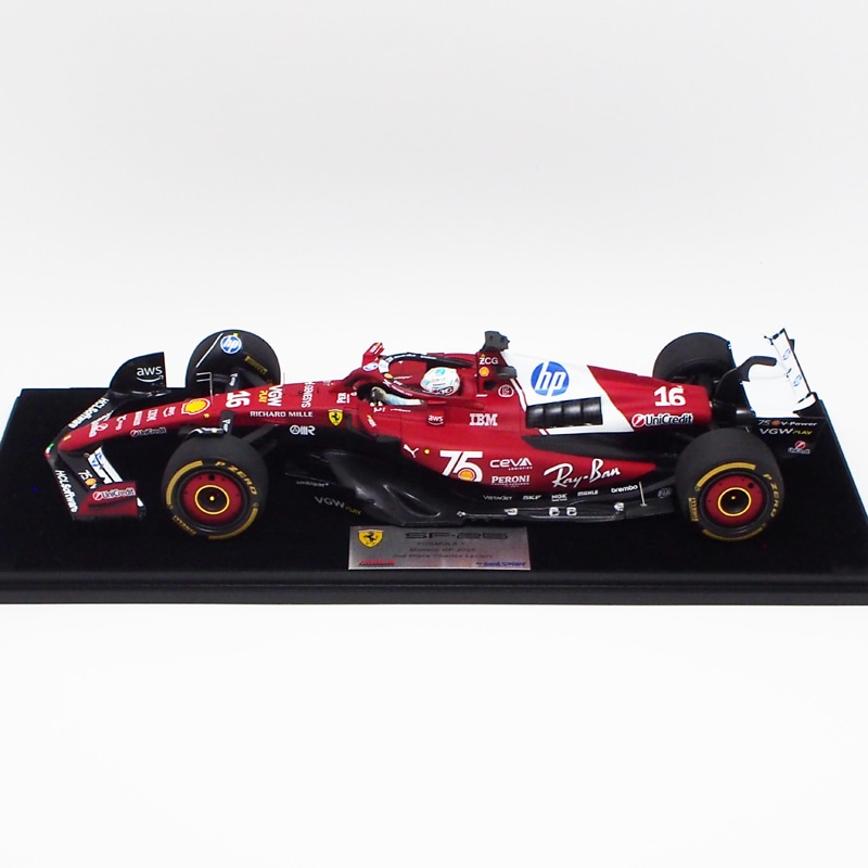 ルックスマート 1/18 スクーデリア フェラーリ SF-25 2025年 モナコGP 2位 シャルル ルクレール