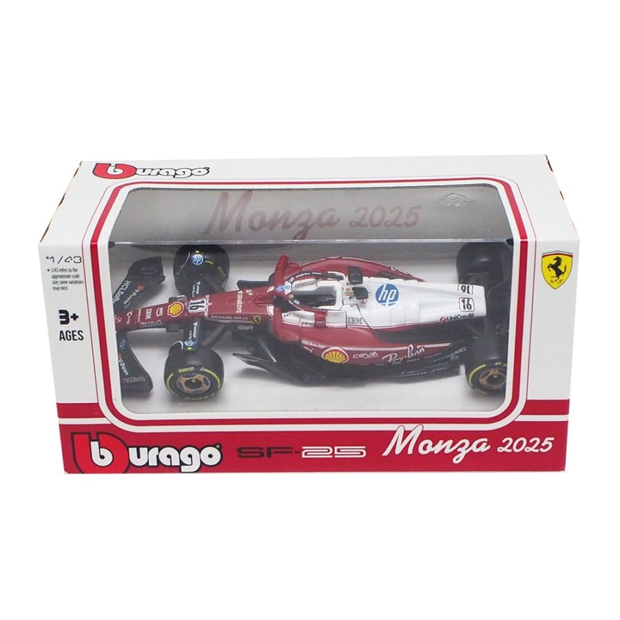 ブラゴ 1/43 スクーデリア フェラーリ SF-25 #16 シャルル ルクレール 2025年 モンツァ イタリアGP仕様
