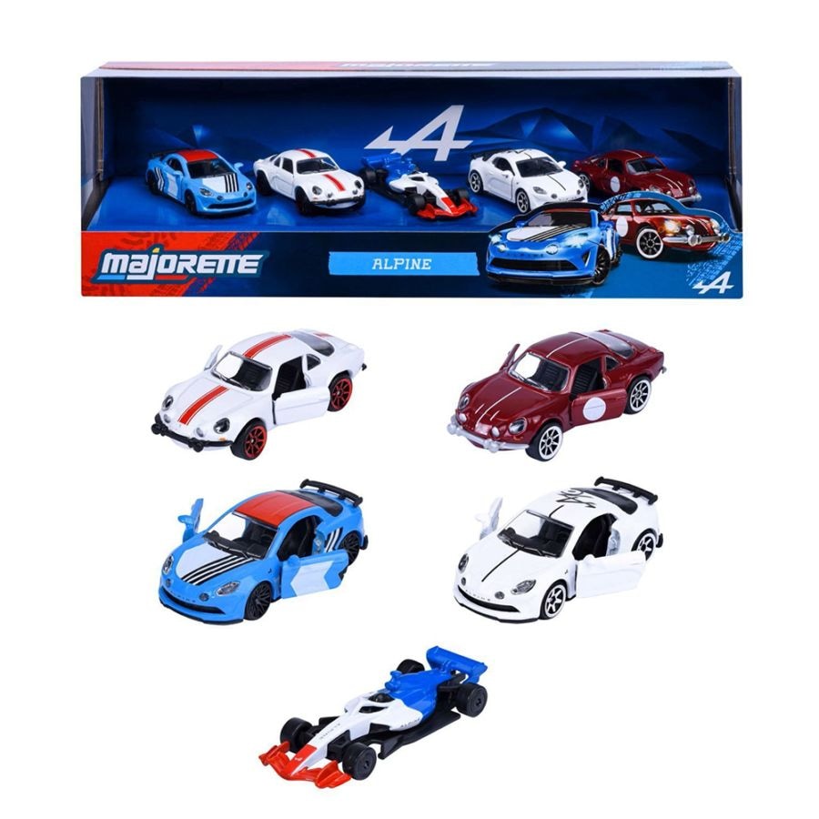 【予約商品 9月下旬頃入荷予定 単体でご注文下さい】マジョレット 1/64 アルピーヌ ギフトパック アソート 5台セット
