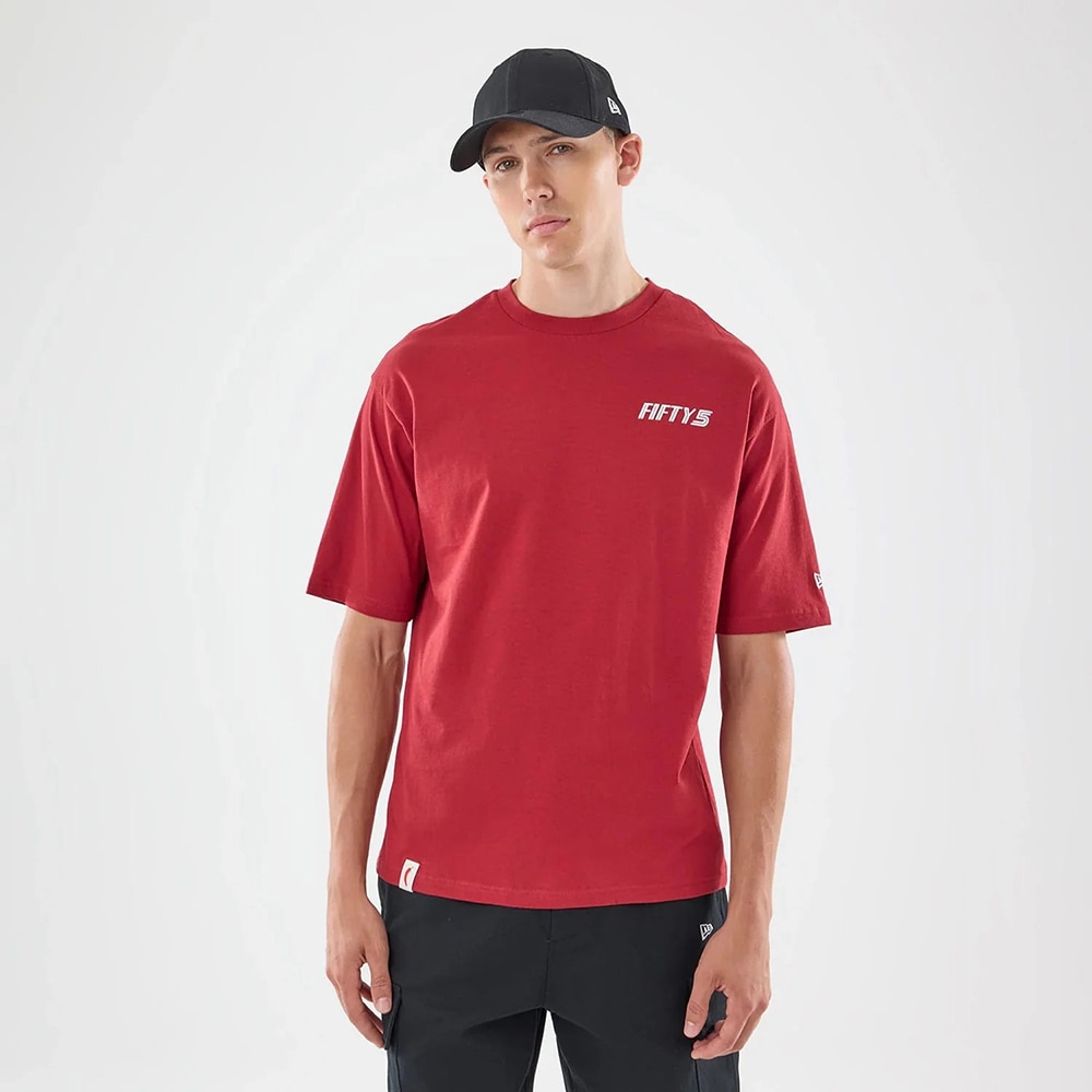 2026 アトラシアン ウィリアムズ レーシング カルロス サインツ Team Fifty5 マドリード オーバーサイズ Tシャツ レッド