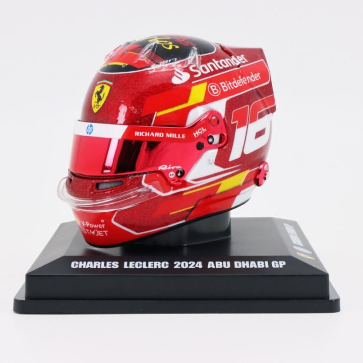 ルックスマート 1/5 ヘルメット 2024年 アブダビGP スクーデリアフェラーリ シャルル ルクレール