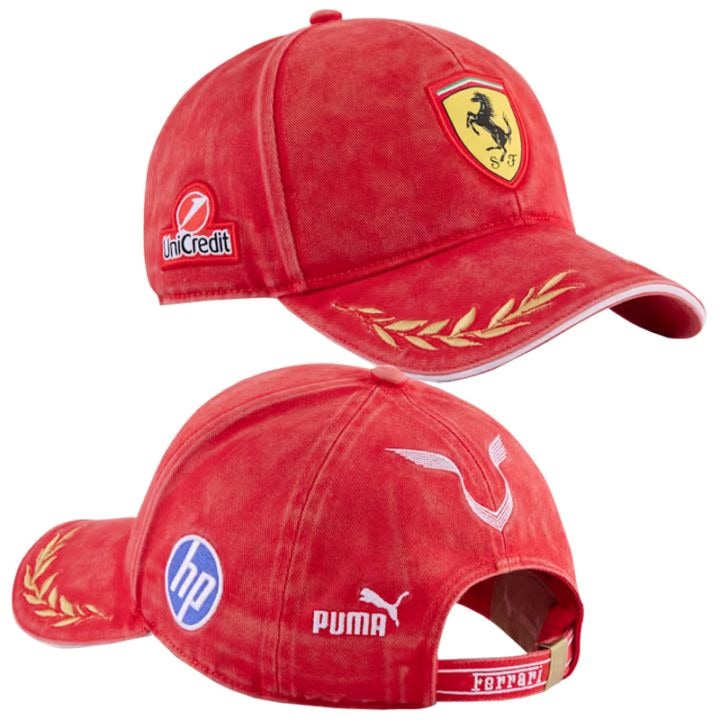 2026 スクーデリア フェラーリ HP チーム ルイス ハミルトン モンツァ キャップ レッド
