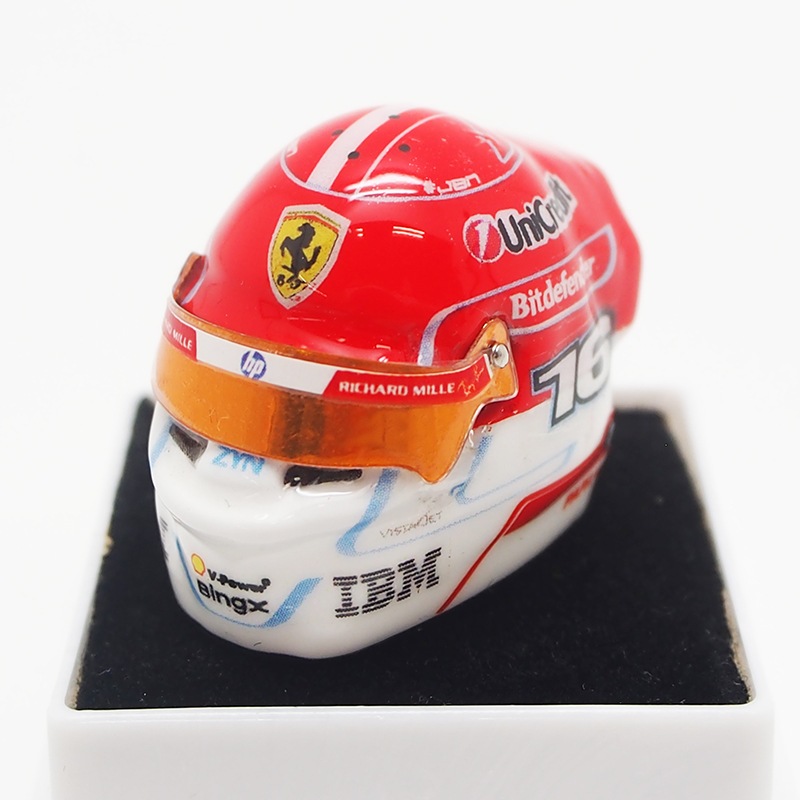 1/8スケール ヘルメットコレクション12点セット JF Creations 1/12 スケール ヘルメット シャルル ルクレール