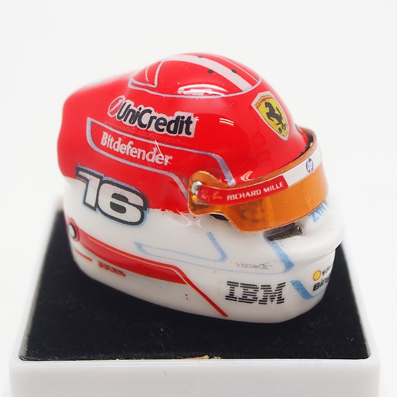 1/8スケール ヘルメットコレクション12点セット JF Creations 1/12 スケール ヘルメット シャルル ルクレール